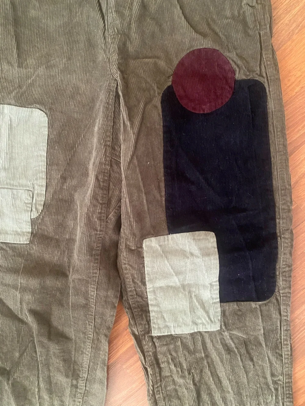 Brain dead patchwork corduroy pants size xxs mens - Picture 3 of 4